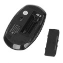 Tastiera wireless mouse senza fili ricevitore USB batterie copertura silicone