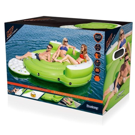 Isola galleggiante Materassino gonfiabile piscina mare Bestway 5 posti 43120