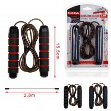 Corda per salto saltare allenamento professionale 2,8 m regolabile jump rope