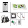 Citofono doppio videocitofono schermo lcd 7" due appartamenti microfono casa