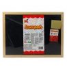 Apel Plastik Lavagna con cornice in legno scrivibile con gessetti c...