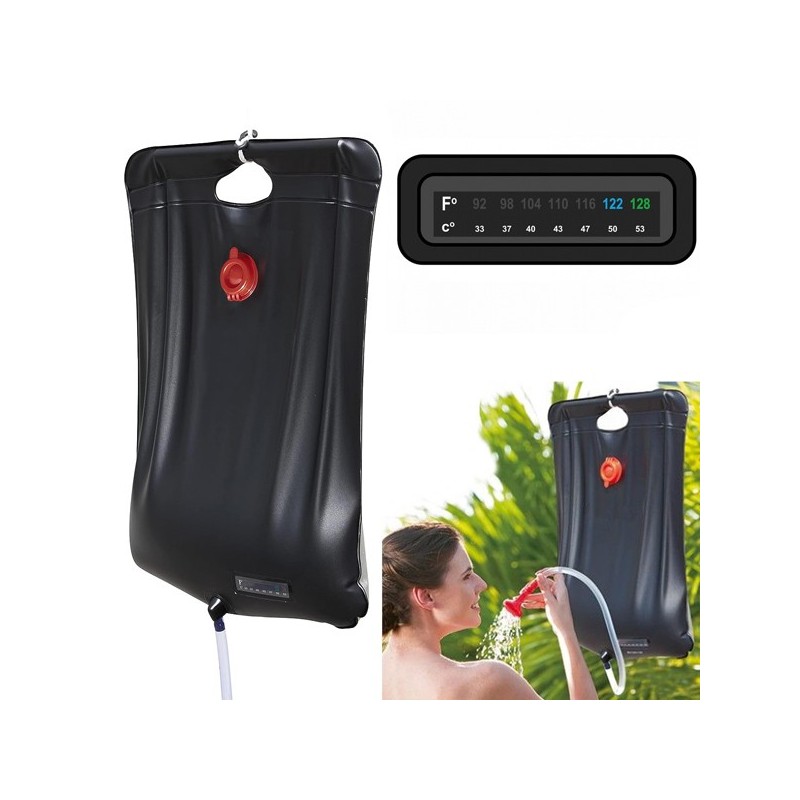 Bestway Doccia a Riscaldamento Solare sacca 20lt da Campeggio Giardino Portatile