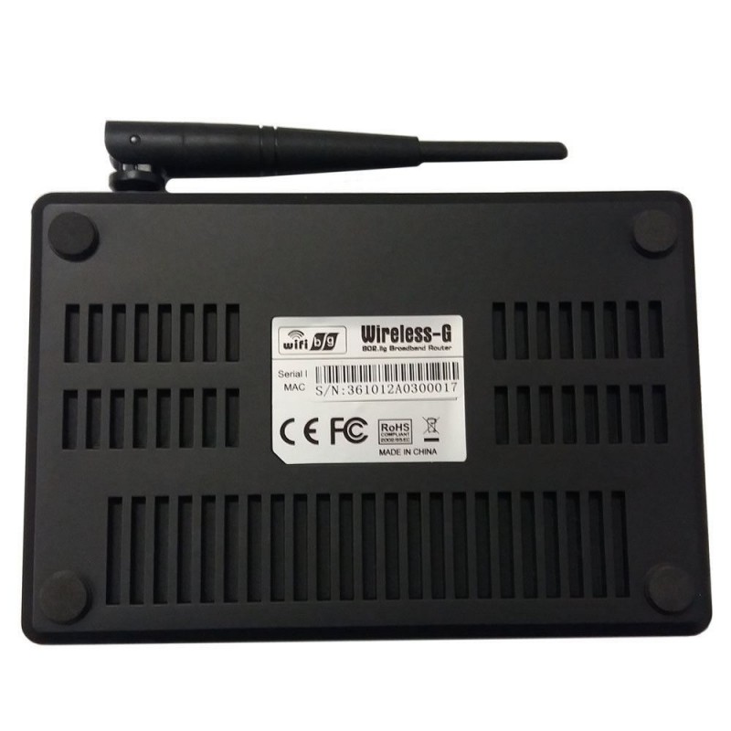 Router internet wireless wifi 4 ethernet 802.11b/g lan ADSL WAN UPnP WPA-PSK