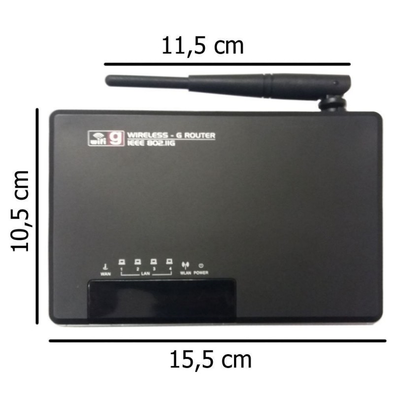 Router internet wireless wifi 4 ethernet 802.11b/g lan ADSL WAN UPnP WPA-PSK