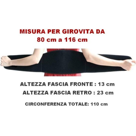 Fascia Lombare Regolabile Neoprene Strappo Supporto Schiena Moto Sport Palestra