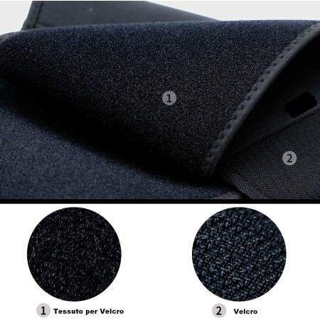 Fascia Lombare Regolabile Neoprene Strappo Supporto Schiena Moto Sport Palestra