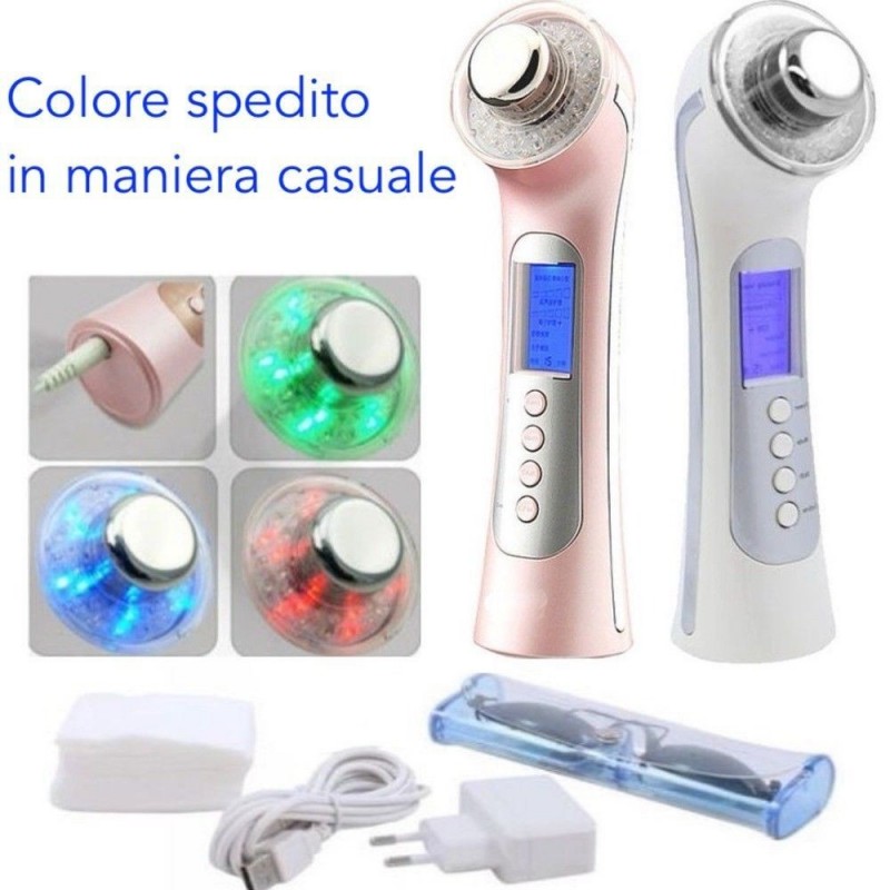 Dispositivo pulizia macchina cavitazione ultrasuoni rughe viso invecchiamento