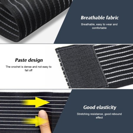 Coppia fascia elastica per polso mano benda elasticizzata dolori sport polsiera