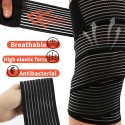 Fascia elastica caviglia ginocchio tutore elastico compressione sport 2 PZ