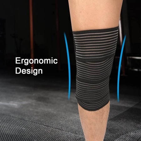 Fascia elastica caviglia ginocchio tutore elastico compressione sport 2 PZ