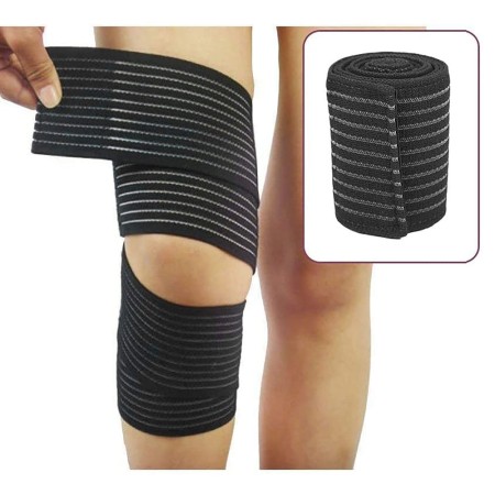 Fascia elastica caviglia ginocchio tutore elastico compressione sport 2 PZ