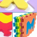 Tappeto tappetino Puzzle bambini Morbido 29,5x29,5cm 10pz lettere colorate gioco