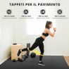 Baili Tappeto puzzle tappetino fitness palestra 10pz multiuso in sc...