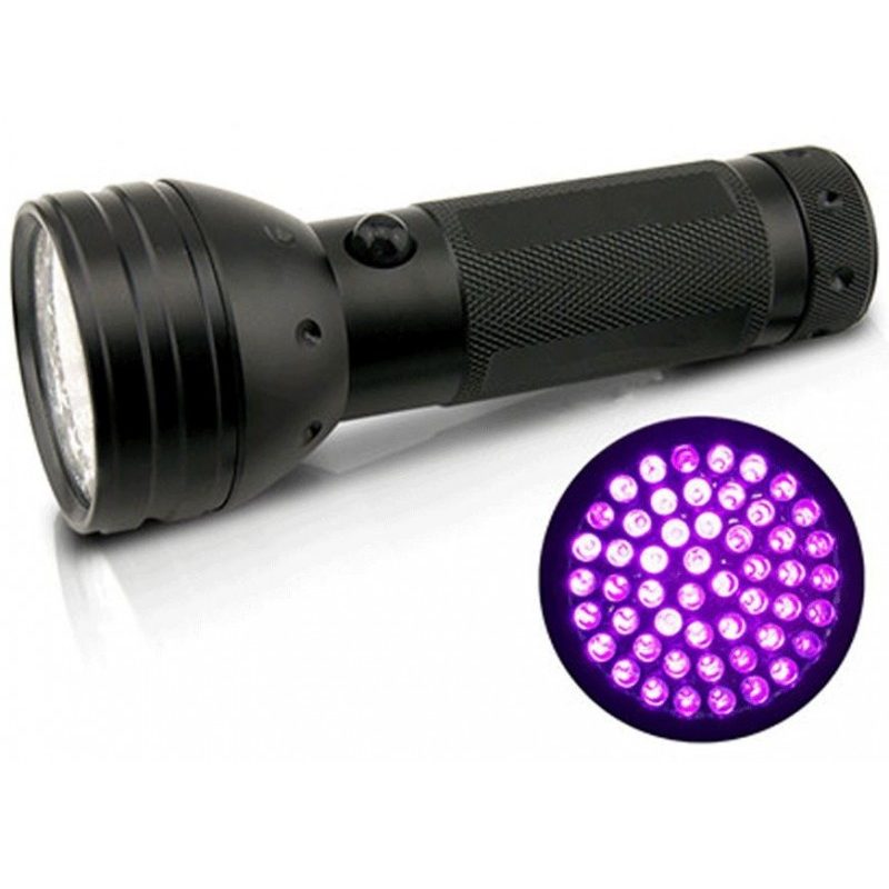 51 LED UV Mini torcia portabile raggi violetti ispeziona macchie fluidi batterie