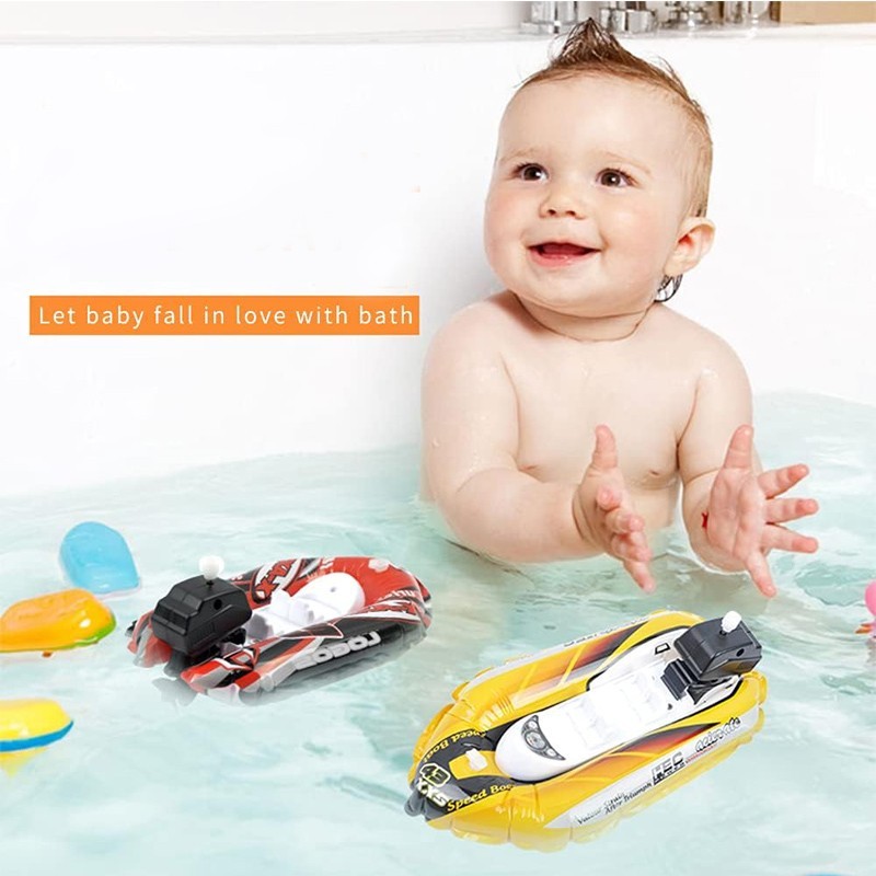 Hongu Gommone Gonfiabile motoscafo a Batteria Giocattolo d'acqua ba...