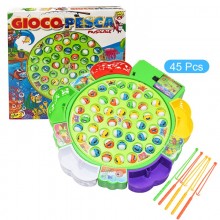 Pesca Pazza 45 Pezzi Giocattolo Gioco Bambini 3+ pesciolini elettro...
