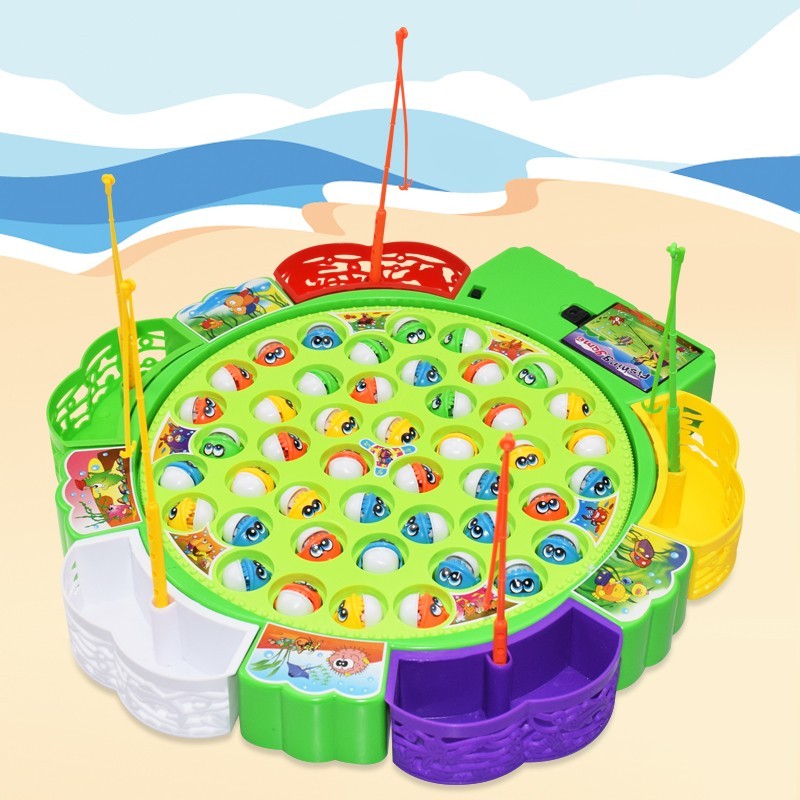 Pesca Pazza 45 Pezzi Giocattolo Gioco Bambini 3+ pesciolini elettro...