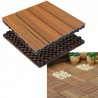 Hongu Pavimento piastrelle Esterni in Legno Set 12 Pz Montaggio a I...
