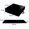 Materasso Pieghevole a valigia tappeto Yoga Pilates Palestra Fitness 5cm spesso