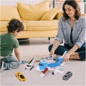 Aereo Garage Giocattolo Bambini Aereoplano Apribile 2 Macchinine 1 elicottero