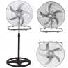 Coveri Collection Ventilatore a Piantana Acciaio 3in1 Terra Tavolo ...