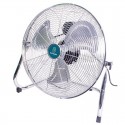 Ventilatore da terra Acciaio 70W Con 3 Pale Alluminio a 3 Velocita Diametro 40cm