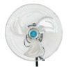 Ventilatore a Piantana Acciaio Base Tonda 60W 3 Pale altezza regola...