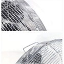 Ventilatore a Piantana Acciaio Base Tonda 60W 3 Pale Altezza