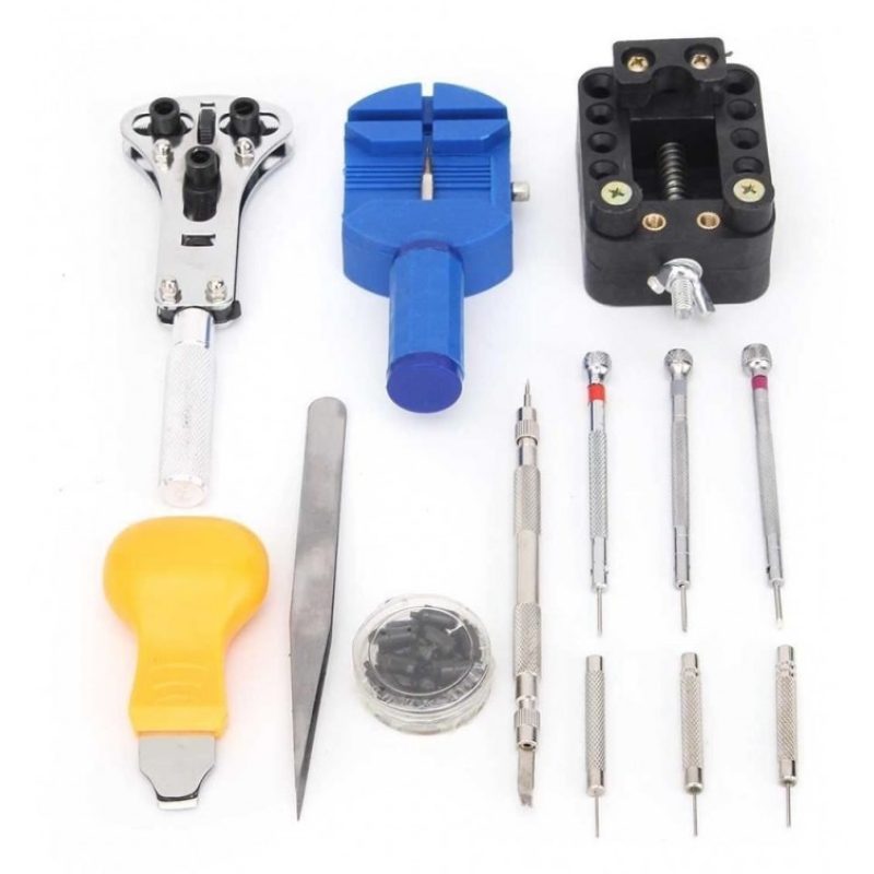 Kit cacciaviti orologi riparazione cinturino casse togli maglie orologio morsa