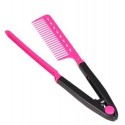 Spazzola lisciante districante asciugatura doppio pettine no batterie capelli