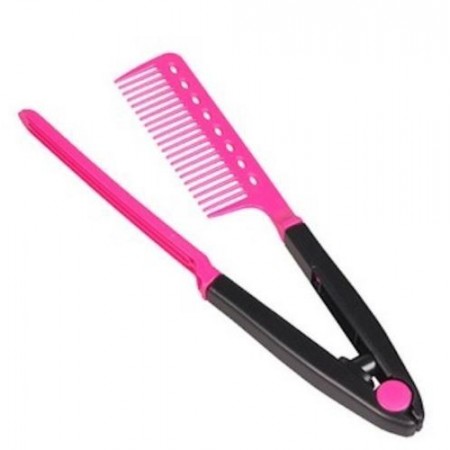 Spazzola lisciante districante asciugatura doppio pettine no batterie capelli