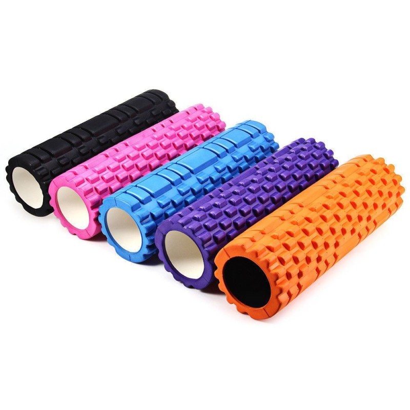 Rullo massaggiante massaggio yoga roller schiuma griglia Trigger Palestra Sport
