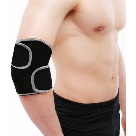 Gomitiera Neoprene fascia elastica gomito supporto tutore fitness Sport 2 pezzi