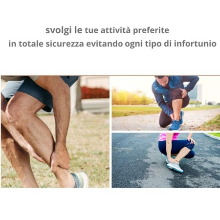 Cavigliera 2pz per Distorsione Supporto Caviglia Sport Tutore fascia elastica