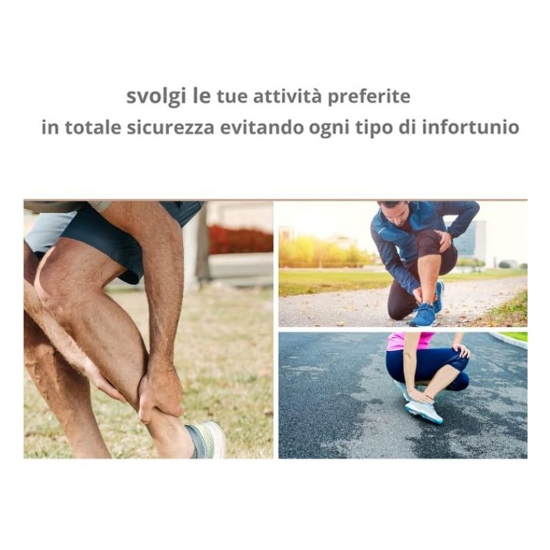Kmt Style Cavigliera 2pz per Distorsione Supporto Caviglia Sport Tu...