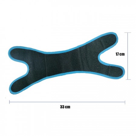 2 pz fascia elastica protettiva ginocchio ginocchiera Tormalina riscaldamento