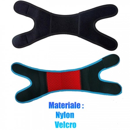 2 pz fascia elastica protettiva ginocchio ginocchiera Tormalina riscaldamento