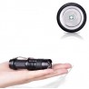 Mini torcia UV luce wood rileva banconote macchie fluidi zoom portatile batteria