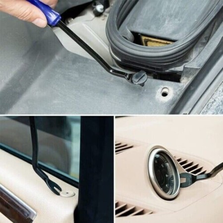 Kit 5 Leve Smontaggio Plastiche Professionali Interni Auto Antigraffio portiere