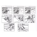 Kit 5 Leve Smontaggio Plastiche Professionali Interni Auto Antigraffio portiere