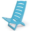 Spiaggina sdraio spiaggia mare Italia in vari colori pieghevole plastica sedia