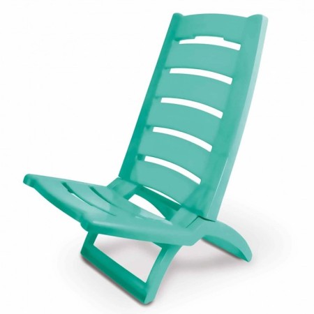 Spiaggina sdraio spiaggia mare Italia in vari colori pieghevole plastica sedia