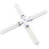4x 9W lampadina UV ricambio manicure unghie fornetto macchina nails normali LED