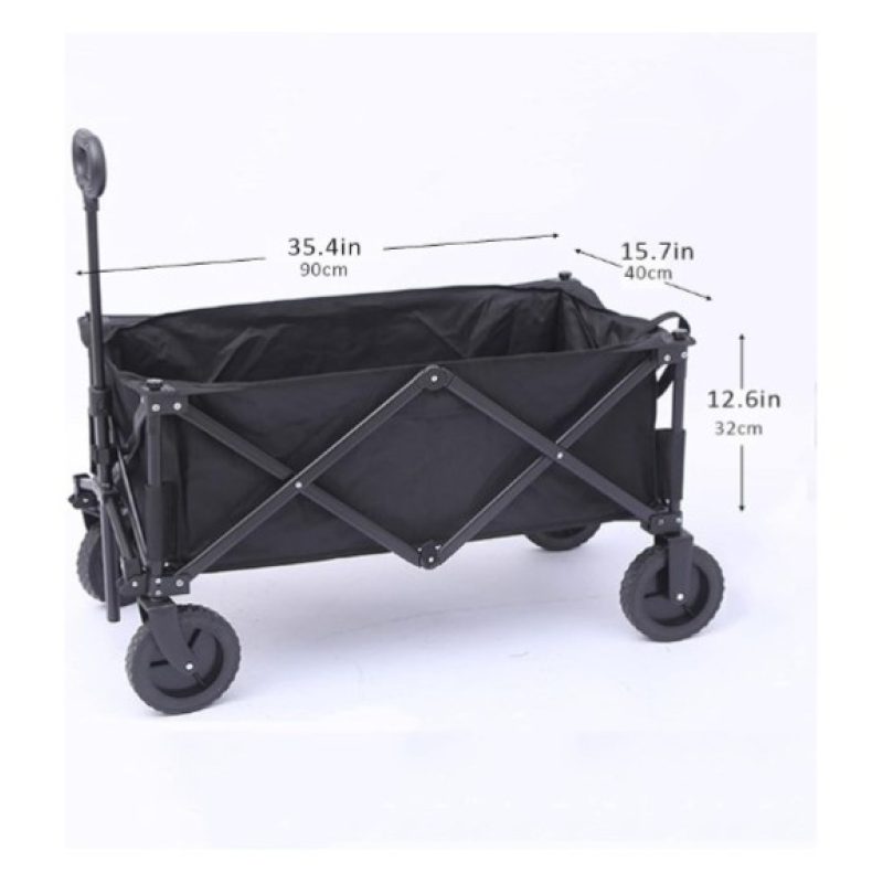 Hongu Carrello da Campeggio Pieghevole Picnic vagone Spiaggia Piegh...