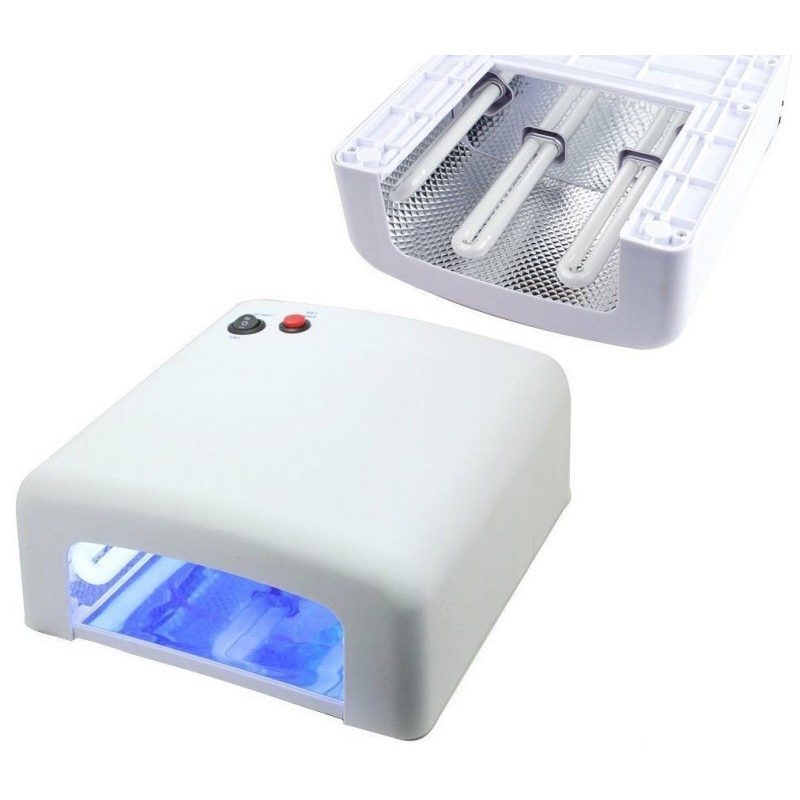 4x 9W lampadina UV ricambio manicure unghie fornetto macchina nails normali LED
