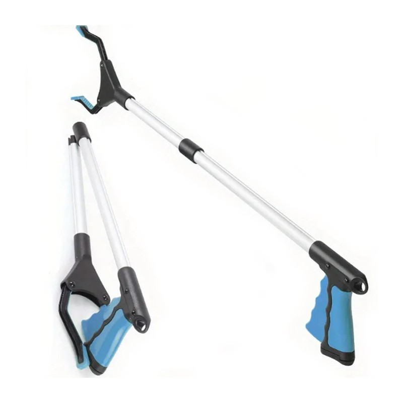 Pinza prendi tutto bastone prensile asta raccogli rifiuti oggetti 82 cm braccio