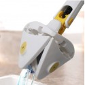 Mocio triangolare lavapavimenti mop girevole autostrizzante per soffitto polvere
