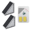 Hongu Set 2 Lampade Solari Segnapasso a LED lampade Scale 3000K Luc...
