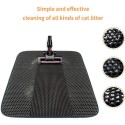 Tappetino Lettiera Gatto Doppio Strato nero Pieghevole impermeabile Facil Pulire
