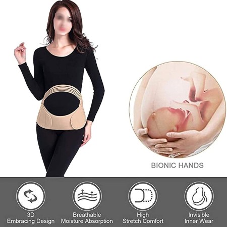 Fascia Addominale Per Gravidanza Regolabile Traspirante Addome Vita sostegno